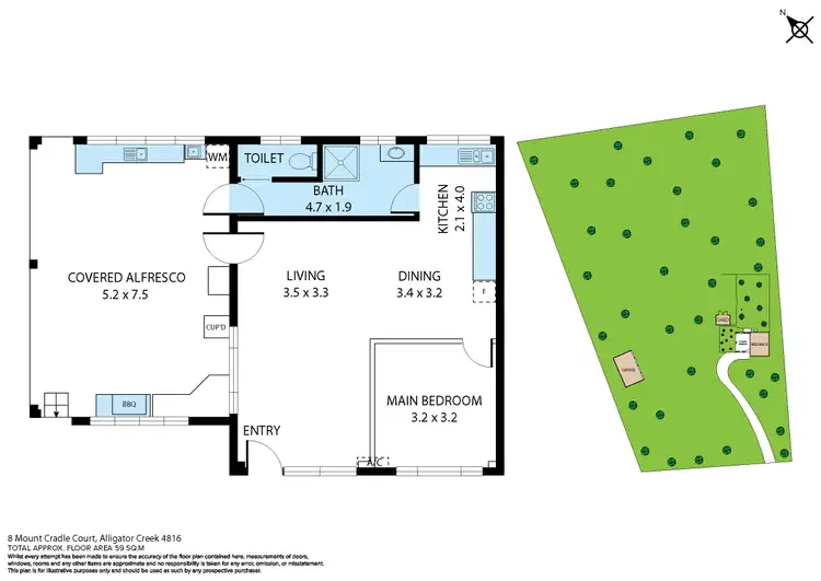 Floorplan of Homely house listing, 8 Mount Cradle Court, Alligator Creek QLD 4816