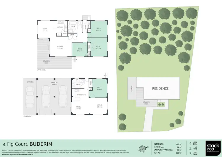 Floorplan of Homely house listing, 4 Fig Court, Buderim QLD 4556