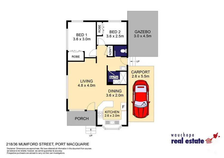 Floorplan of Homely house listing, 218/36 Mumford Street, Port Macquarie NSW 2444