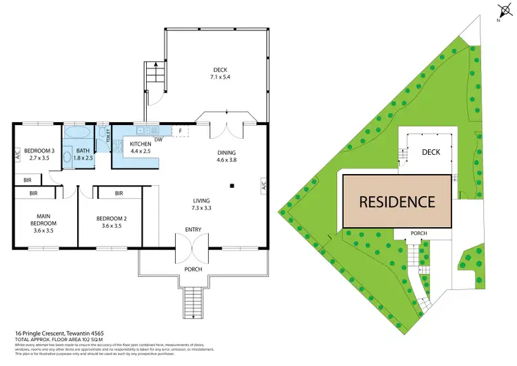 Floorplan of Homely house listing, 16 Pringle Crescent, Tewantin QLD 4565