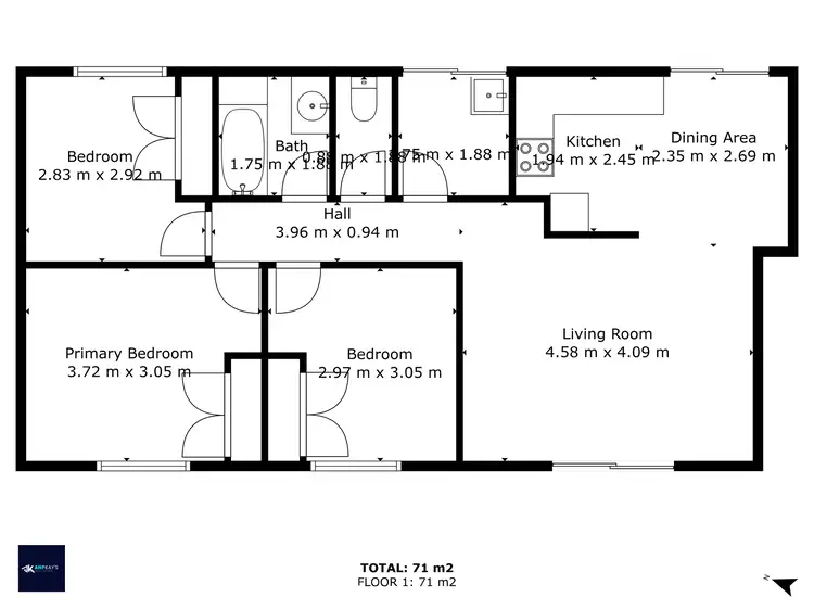 Floorplan of Homely house listing, 4 Dawn Parade, Thabeban QLD 4670