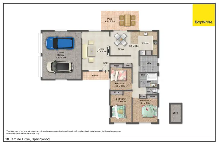 Floorplan of Homely house listing, 10 Jardine Drive, Springwood QLD 4127