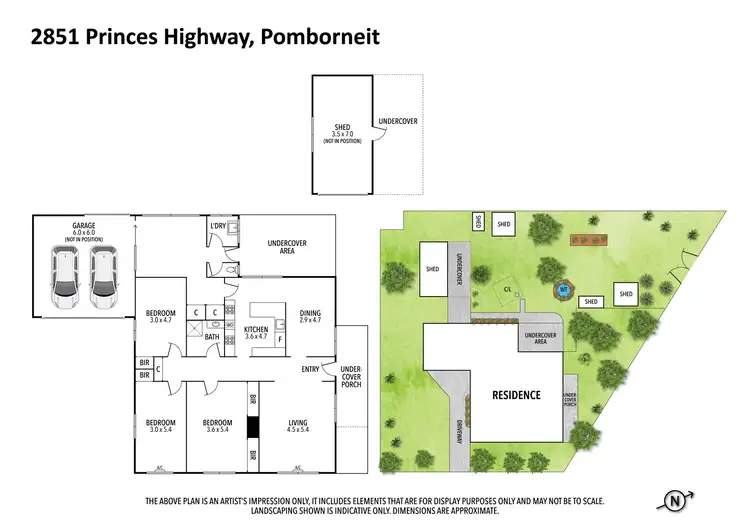 Floorplan of Homely house listing, 2851 Princes Highway, Pomborneit VIC 3260