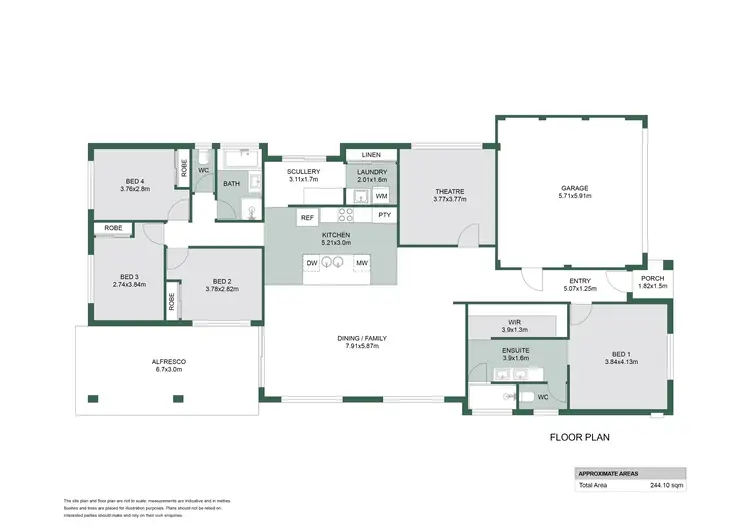 Floorplan of Homely house listing, 10 Ramillies Approach, Madora Bay WA 6210