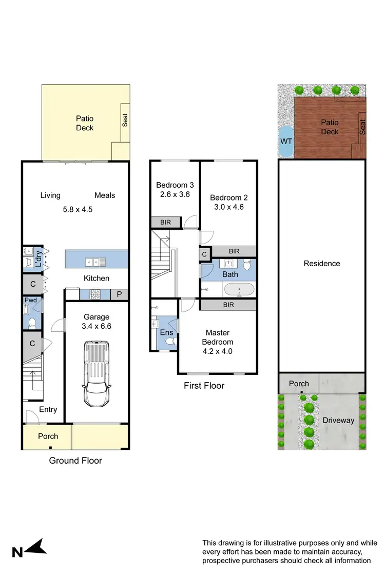 Floorplan of Homely townhouse listing, 21 Excelsior Circuit, Mulgrave VIC 3170