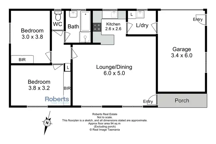 Floorplan of Homely unit listing, 3/149 West Park Grove, Park Grove TAS 7320