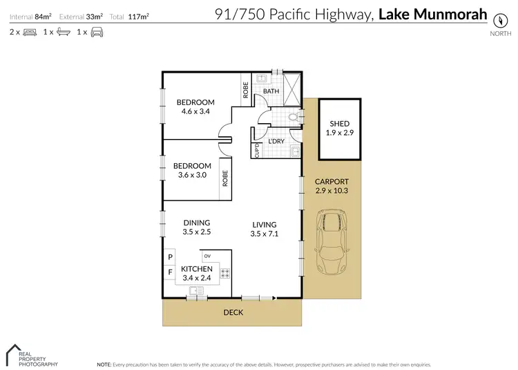 Floorplan of Homely house listing, 91/750 Pacific Highway, Lake Munmorah NSW 2259
