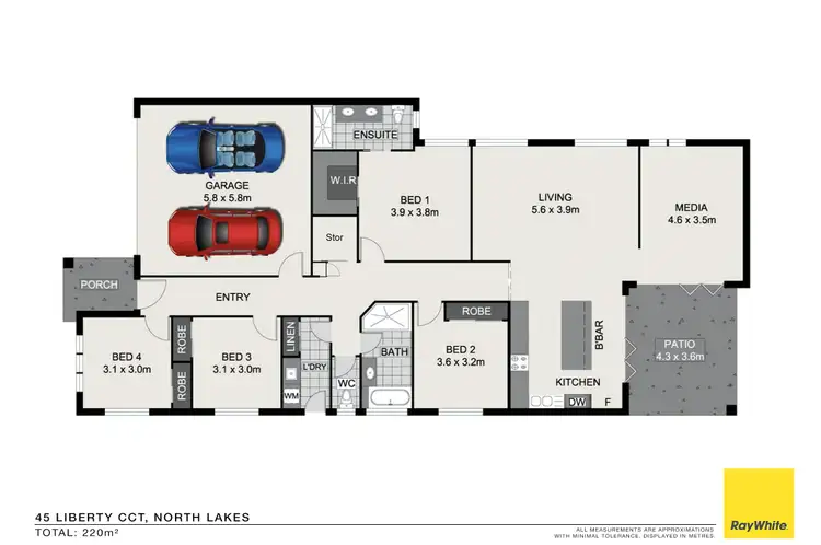 Floorplan of Homely house listing, 45 Liberty Circuit, North Lakes QLD 4509