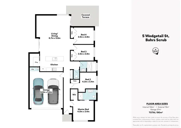 Floorplan of Homely house listing, 5 Wedgetail Street, Bahrs Scrub QLD 4207