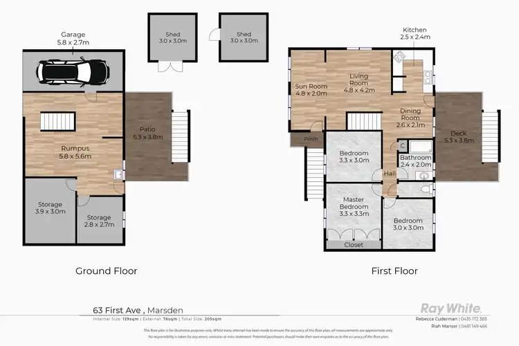 Floorplan of Homely house listing, 63 First Avenue, Marsden QLD 4132