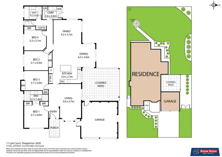 Floorplan of Homely house listing, 11 Lyle Court, Shepparton VIC 3630
