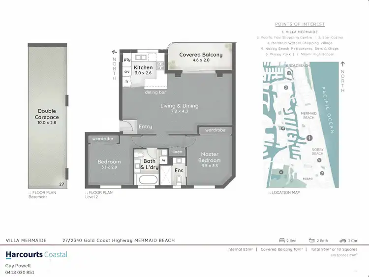 Floorplan of Homely unit listing, 27/2340 Gold Coast Highway, Mermaid Beach QLD 4218
