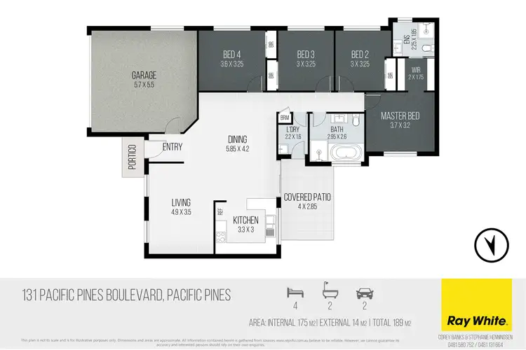 Floorplan of Homely house listing, 131 Pacific Pines Boulevard, Pacific Pines QLD 4211