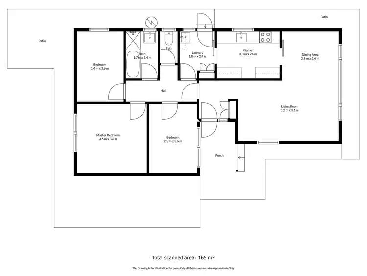 Floorplan of Homely house listing, 5 Venn Terrace, Kingston Se SA 5275