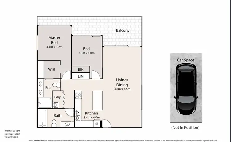 Floorplan of Homely unit listing, 209/112 Palm Meadows Drive, Carrara QLD 4211