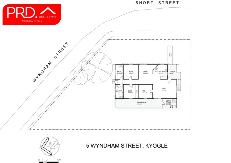 Floorplan of Homely house listing, 5 Wyndham Street, Kyogle NSW 2474
