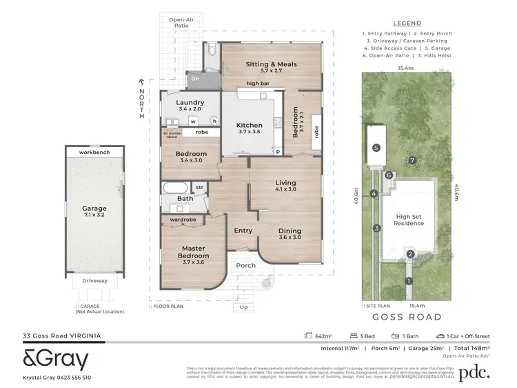 Floorplan of Homely house listing, 33 Goss Road, Virginia QLD 4014