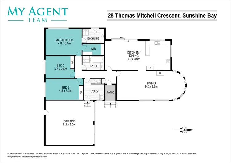 Floorplan of Homely house listing, 28 Thomas Mitchell Crescent, Sunshine Bay NSW 2536
