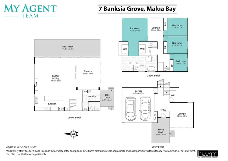 Floorplan of Homely house listing, 7 Banksia Grove, Malua Bay NSW 2536
