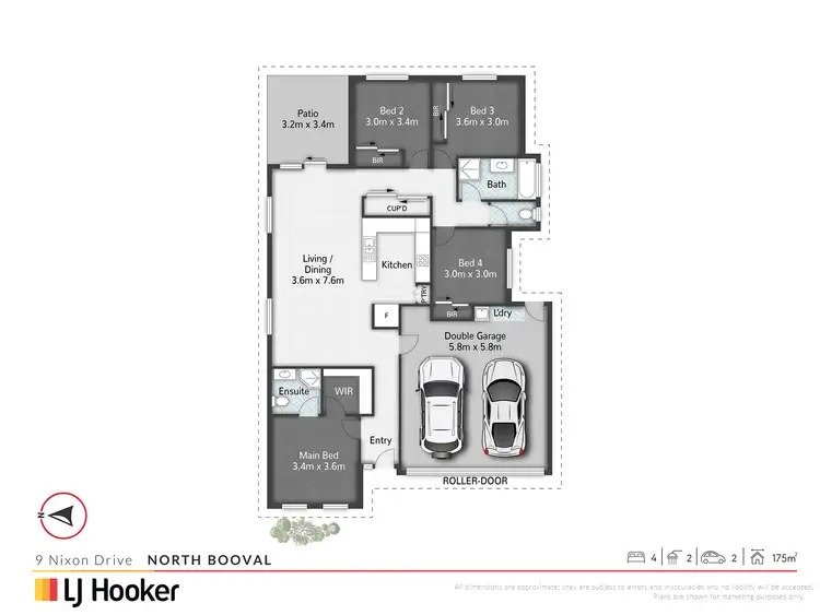 Floorplan of Homely house listing, 9 Nixon Drive, North Booval QLD 4304