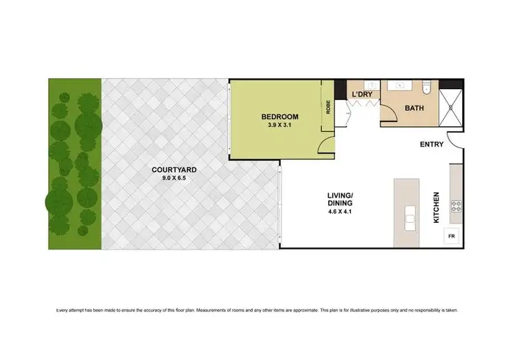 Floorplan of Homely apartment listing, 1006/9 Edmondstone Street, South Brisbane QLD 4101