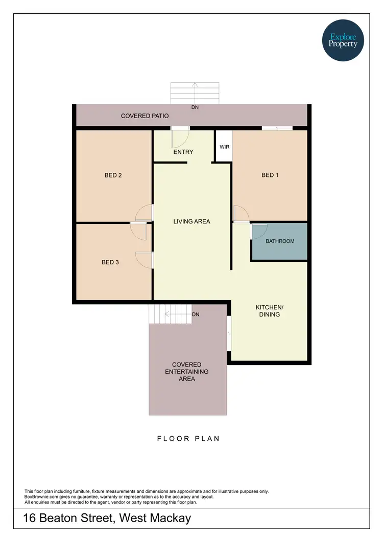 Floorplan of Homely house listing, 16 Beaton Street, West Mackay QLD 4740