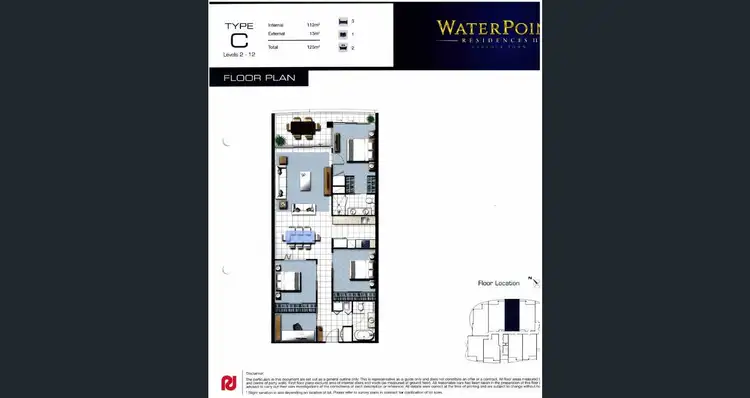 Floorplan of Homely apartment listing, 21103/5 Harbour Side Court, Biggera Waters QLD 4216