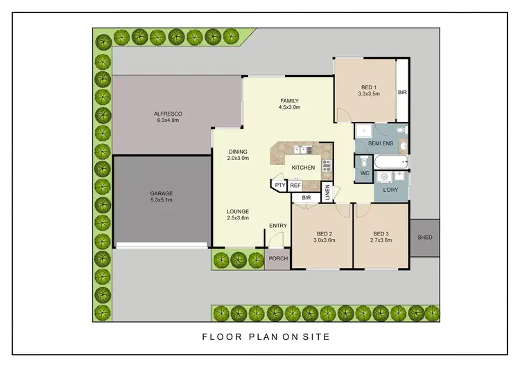 Floorplan of Homely house listing, 64B Justinian Street, Palmyra WA 6157