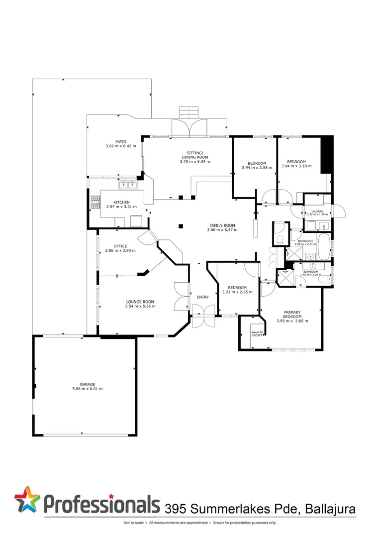 Floorplan of Homely house listing, 395 Summerlakes Parade, Ballajura WA 6066