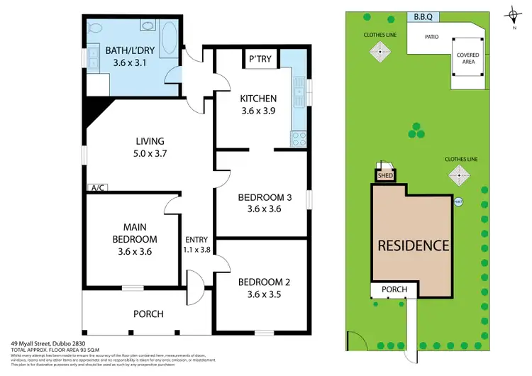 Floorplan of Homely house listing, 49 Myall Street, Dubbo NSW 2830
