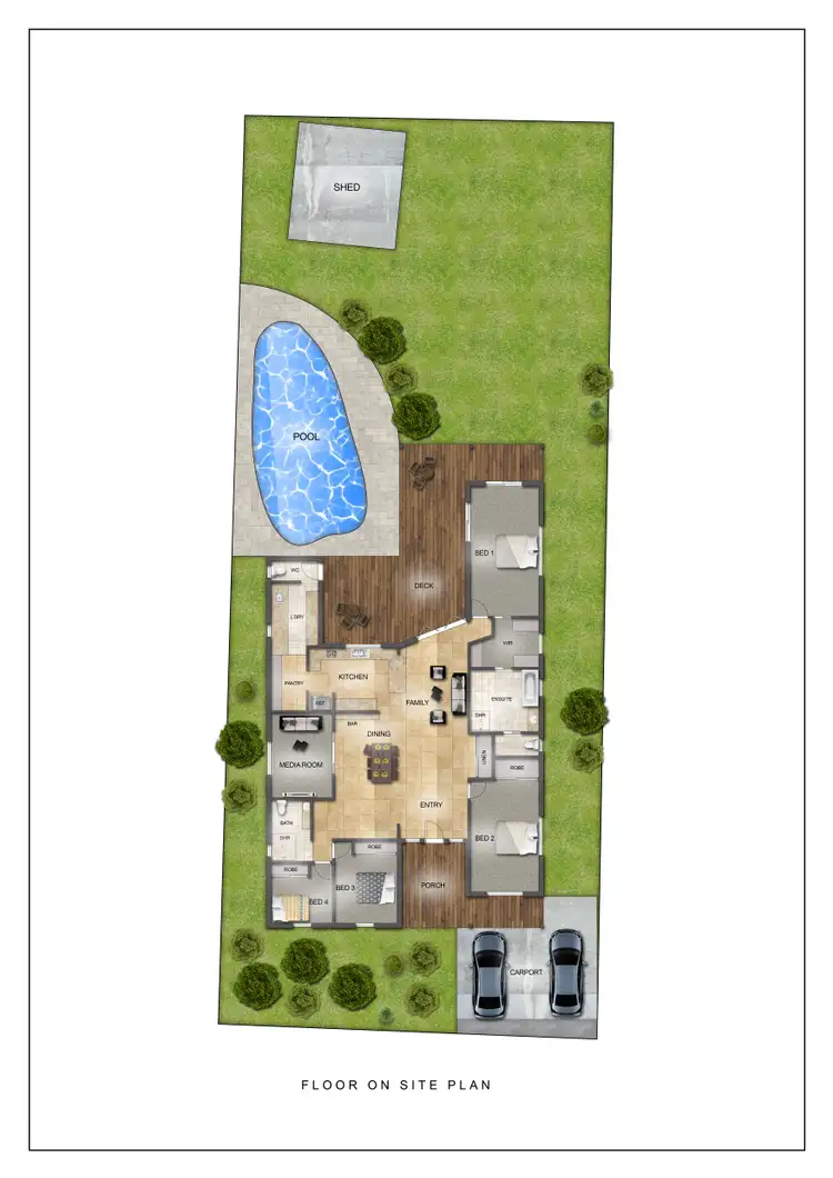 Floorplan of Homely house listing, 22 Waverley Street, Bucasia QLD 4750