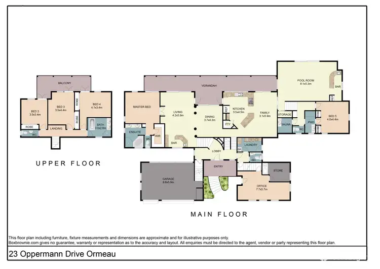Floorplan of Homely house listing, 23 Oppermann Drive, Ormeau QLD 4208