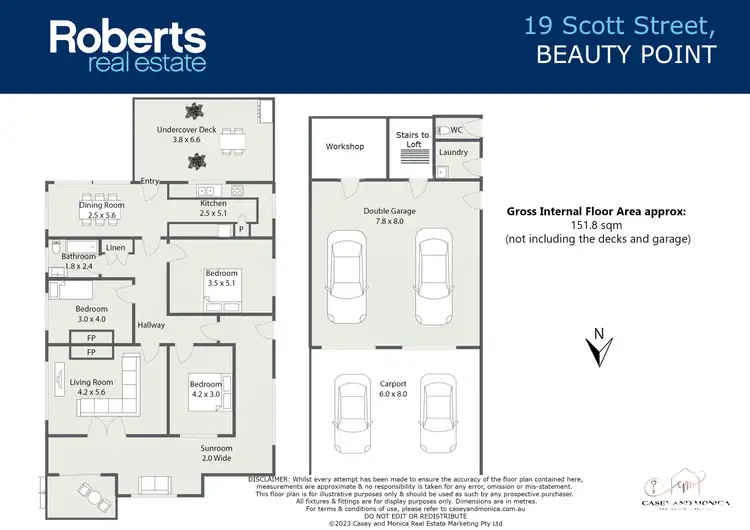 Floorplan of Homely house listing, 19 Scott Street, Beauty Point TAS 7270