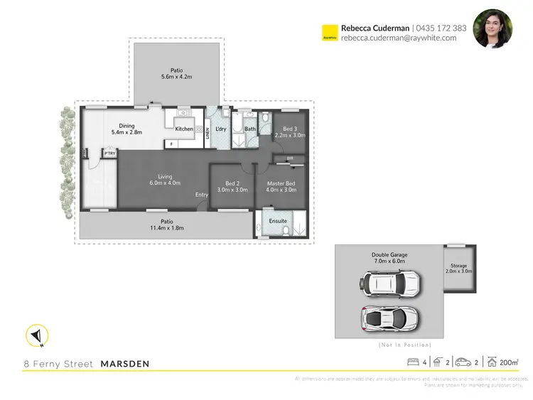 Floorplan of Homely house listing, 8 Ferny Street, Marsden QLD 4132