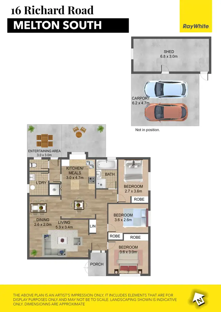 Floorplan of Homely house listing, 16 Richard Road, Melton South VIC 3338