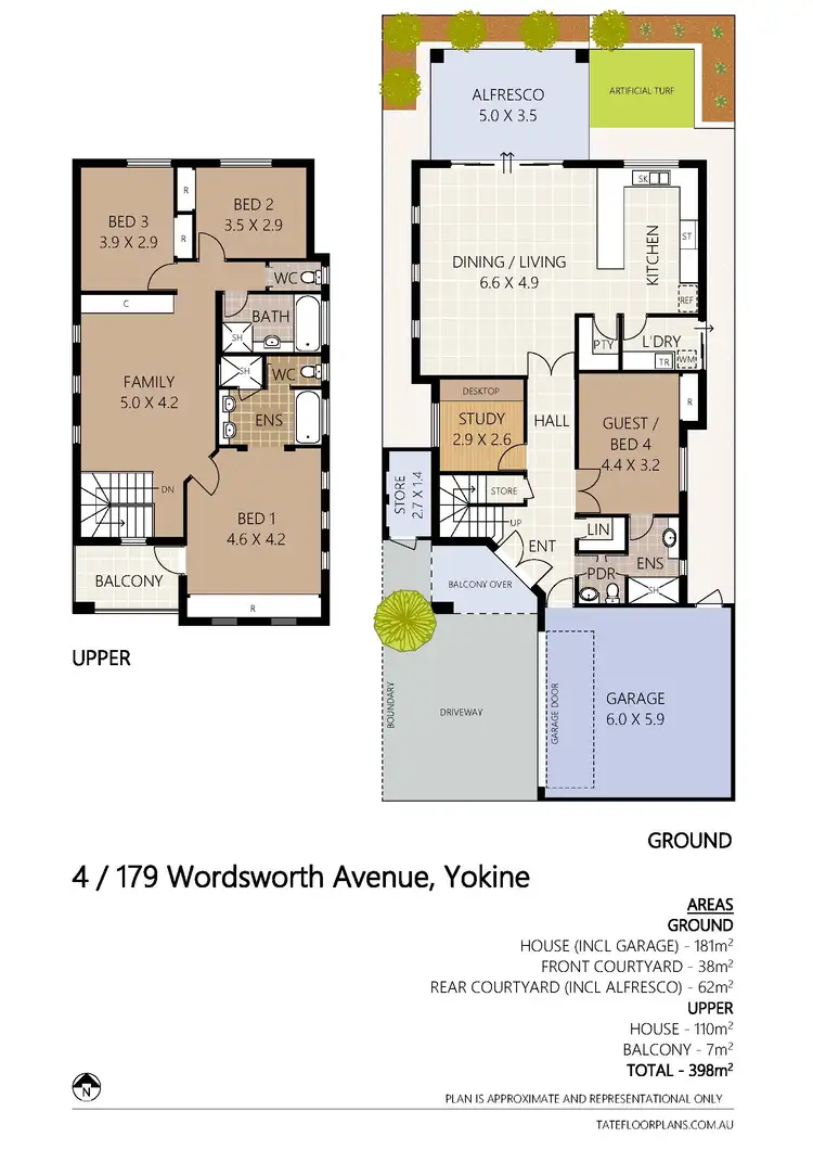 Floorplan of Homely house listing, 4/179 Wordsworth Avenue, Yokine WA 6060