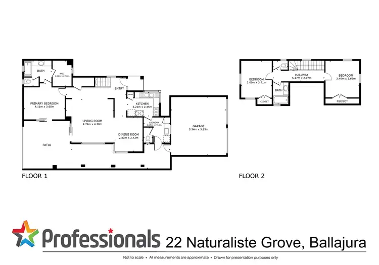 Floorplan of Homely house listing, 22 Naturaliste Grove, Ballajura WA 6066