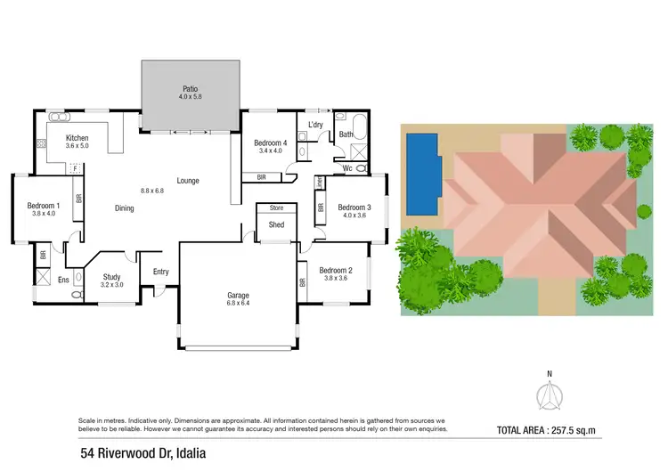 Floorplan of Homely house listing, 54 Riverwood Drive, Idalia QLD 4811