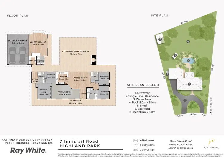 Floorplan of Homely house listing, 7 Innisfail Road, Highland Park QLD 4211