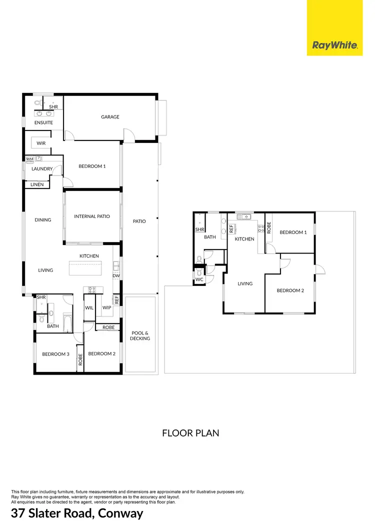 Floorplan of Homely house listing, 37 Slater Road, Conway QLD 4800