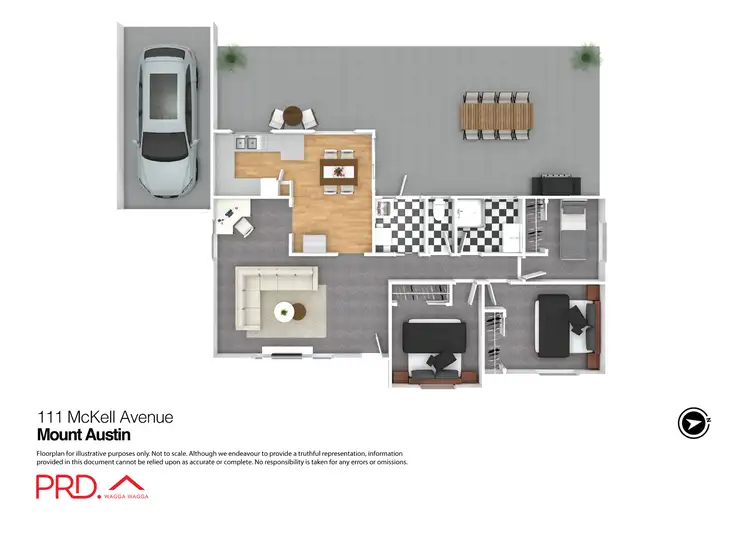 Floorplan of Homely house listing, 111 McKell Avenue, Mount Austin NSW 2650