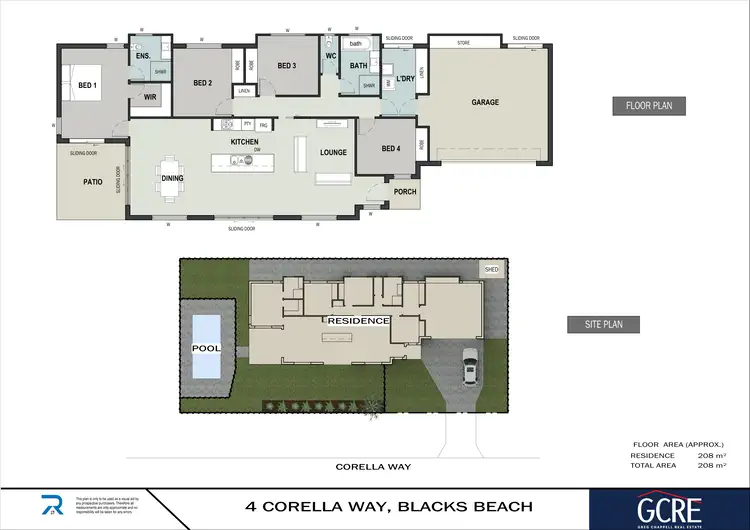 Floorplan of Homely house listing, 4 Corella Way, Blacks Beach QLD 4740