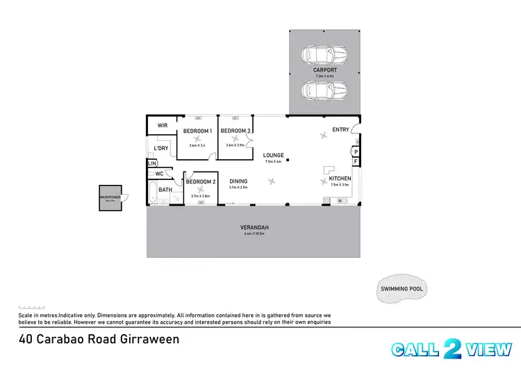 Floorplan of Homely house listing, 40 Carabao Road, Girraween NT 836