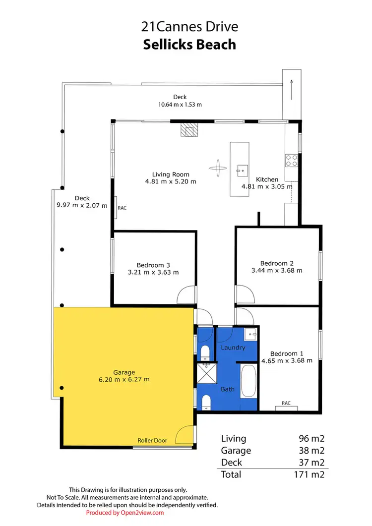 Floorplan of Homely house listing, 21 Cannes Drive, Sellicks Beach SA 5174