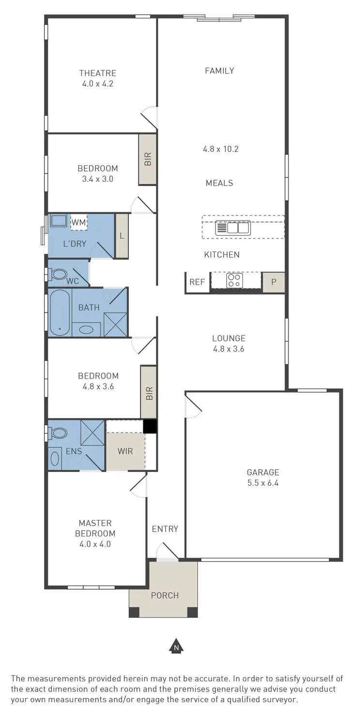 Floorplan of Homely house listing, 24 Oakview Parade, Caroline Springs VIC 3023
