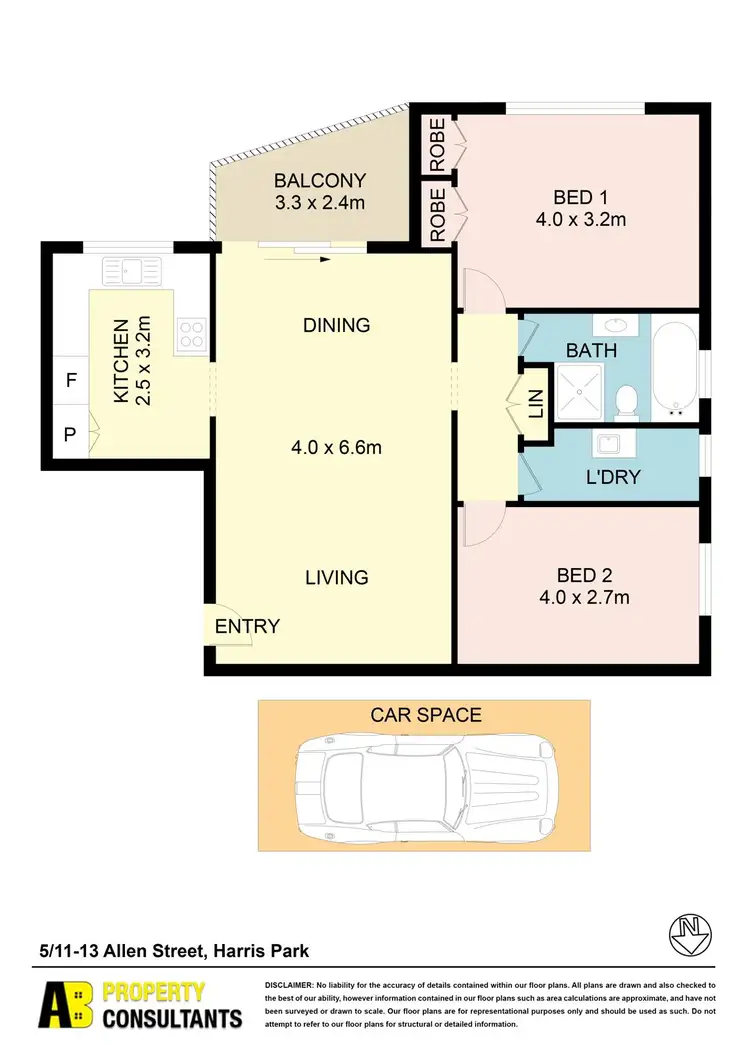 Floorplan of Homely unit listing, 5/11 Allen Street, Harris Park NSW 2150
