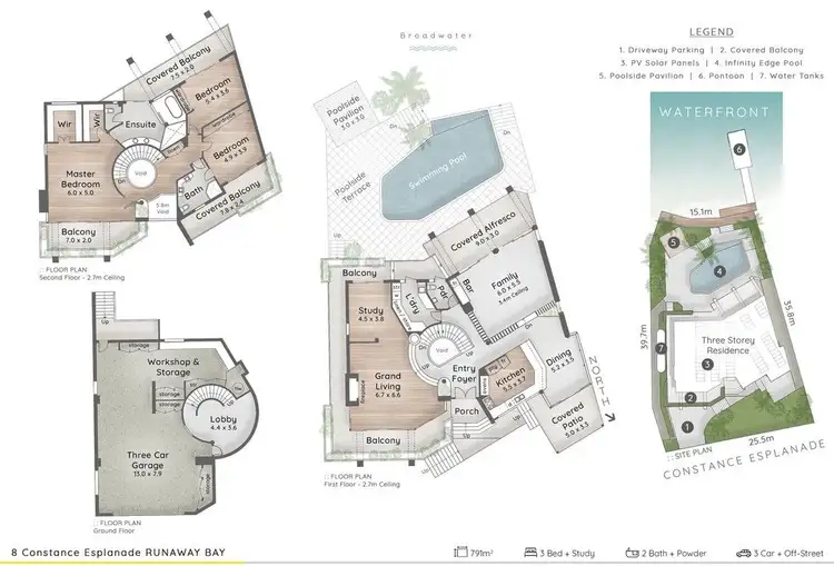 Floorplan of Homely house listing, 8 Constance Esplanade, Runaway Bay QLD 4216