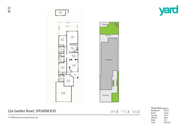 Floorplan of Homely house listing, 22A Garden Road, Spearwood WA 6163