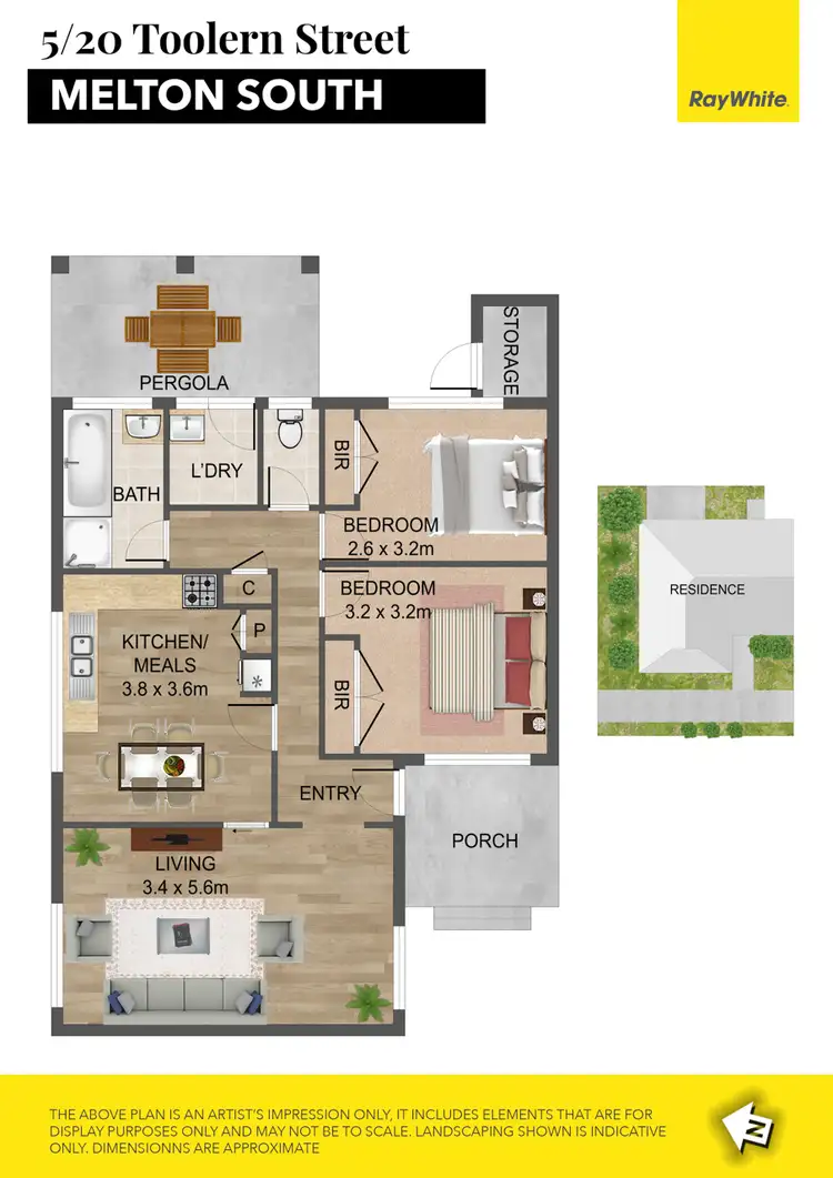 Floorplan of Homely unit listing, 5/20 Toolern Street, Melton South VIC 3338