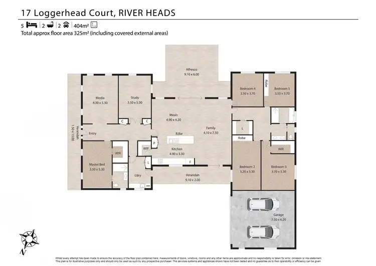Floorplan of Homely house listing, 17 Loggerhead Court, River Heads QLD 4655